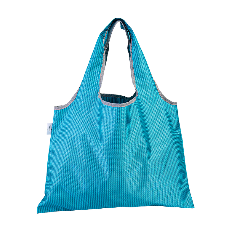 LJ24-002 Bolsa de compras plegable de gran capacidad reutilizable sólido