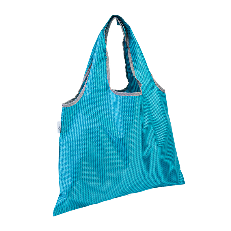 LJ24-002 Bolsa de compras plegable de gran capacidad reutilizable sólido