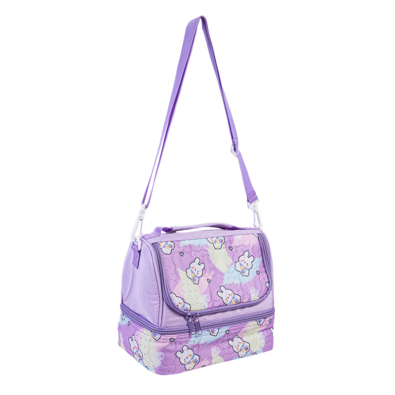 LJ25-CB002 bolsas de almuerzo de gran capacidad de doble capa